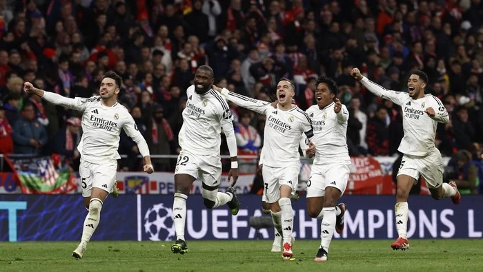 UEFA Denda 3 Pemain Madrid Buntut Selebrasi di Markas Atletico