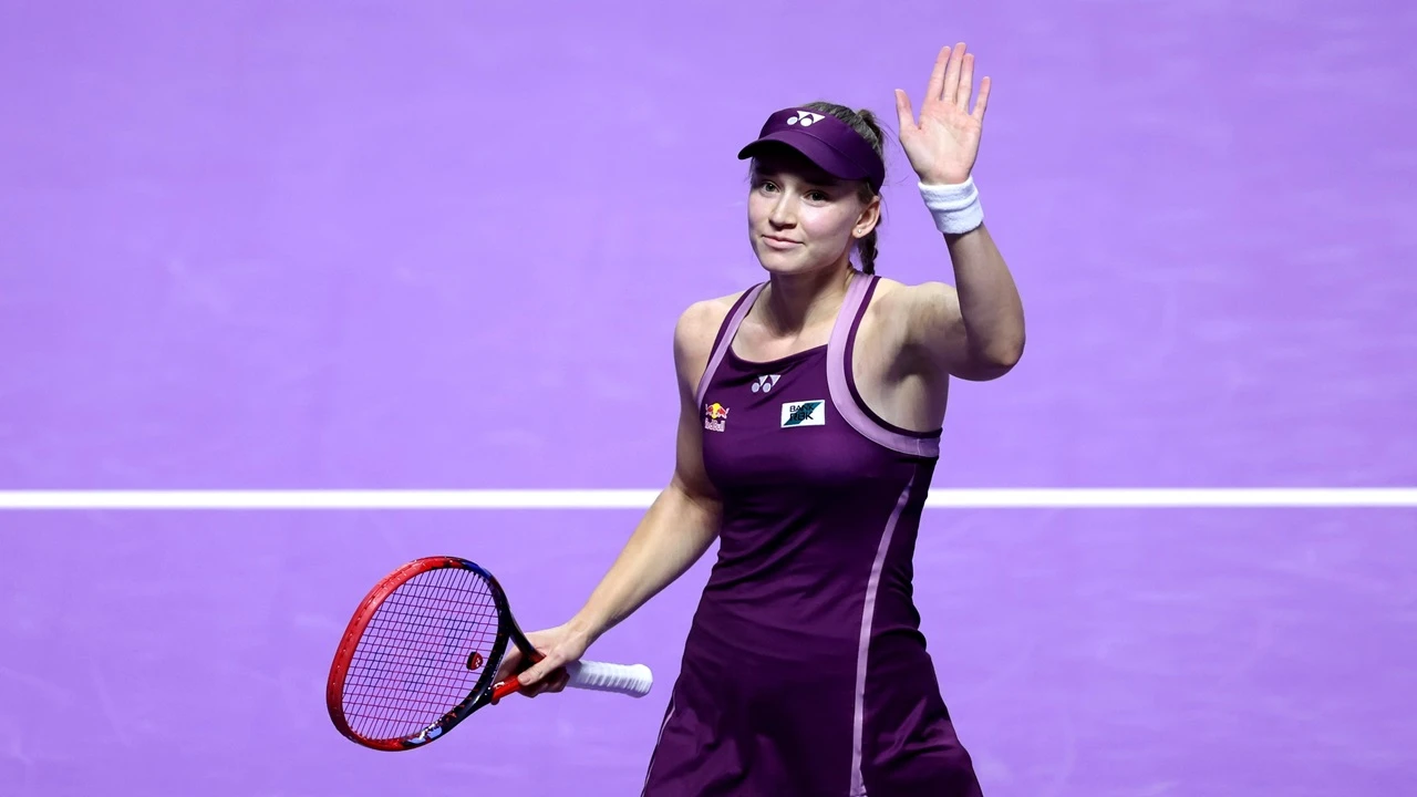 Lebih Berpengalaman, Elena Rybakina Bungkam Amanda Anisimova Di Riyadh